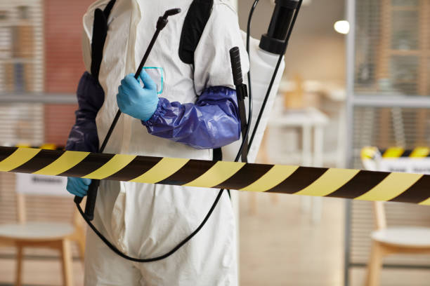 Professional Biohazard Cleanup technician working in Gresham, WI